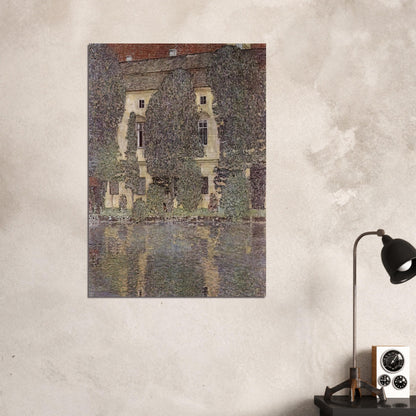 THE SCHLOSS KAMMER ON THE ATTERSEE III 1910 - Gustav Klimt Brushed Aluminum Print - 70x100 cm / 28x40 inches | Gustav Klimt Aluminum Print | Gustav Klimt Prints
