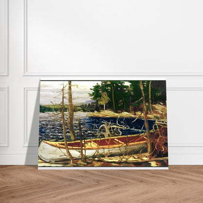 THE CANOE 1912 - Tom Thomson Brushed Aluminum Print - 70x100 cm / 28x40 inches | Tom Thomson Aluminum Print | Tom Thomson Prints