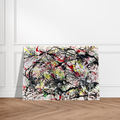 NUMBER 48 1949 - Jackson Pollock Brushed Aluminum Print - 70x100 cm / 28x40 inches | Jackson Pollock Aluminum Print | Jackson Pollock Prints