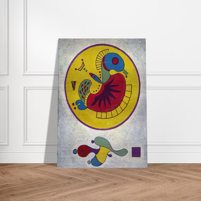 UNTITLED 1 - Wassily Kandinsky Brushed Aluminum Print - 70x100 cm / 28x40 inches | Wassily Kandinsky Aluminum Print | Wassily Kandinsky Prints