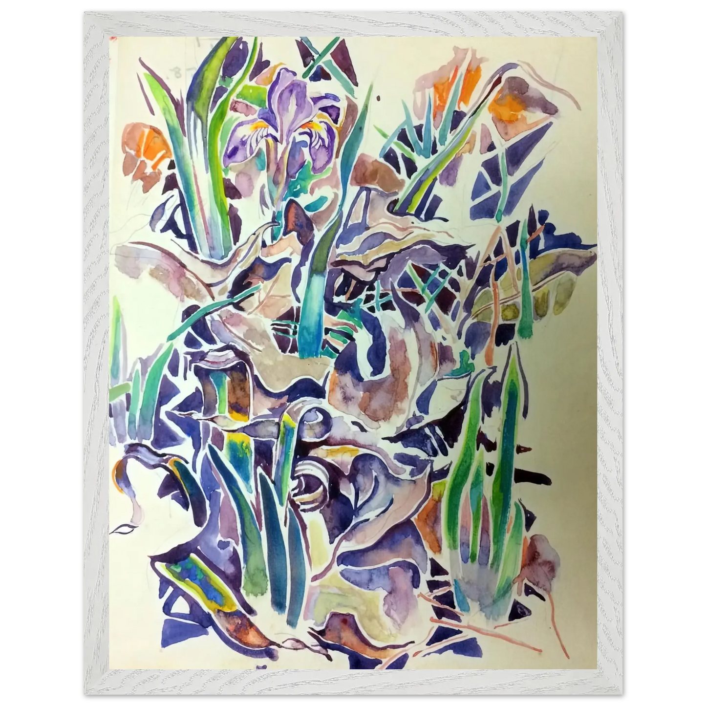 Walter Inglis Anderson - Walter Anderson Wall art - 30x45 cm / 12x18 inches - Premium Wooden Framed Poster With Fine Art Paper - Wood frame