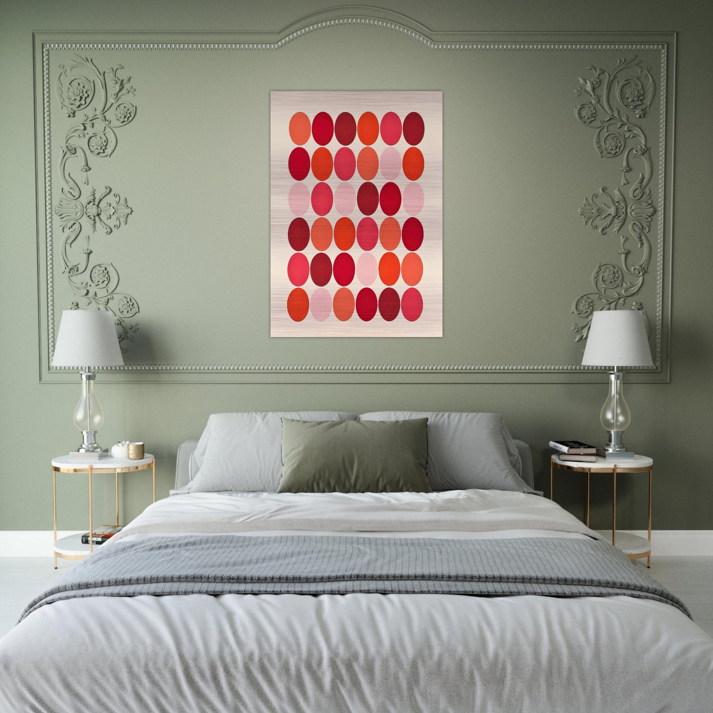 Red - 1966 - Thomas Downing Brushed Aluminum Print - 70x100 cm / 28x40 inches | Thomas Downing Aluminum Print | Thomas Downing Prints