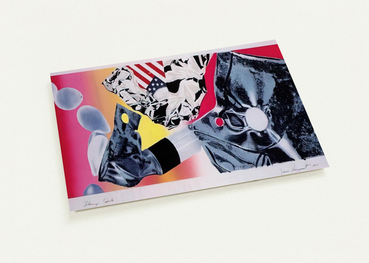 Flamingo Capsule By James Rosenquist Pack of 10 Post Cards | James Rosenquist Post Cards | A6 (10.5 x 14.8 cm) - 4.1 x 5.8 inches