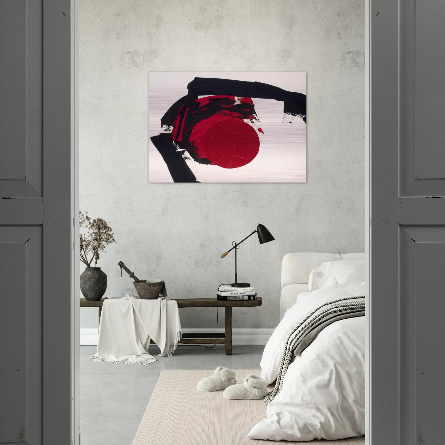 COMPOSITION I - Luis Feito Brushed Aluminum Print - 70x100 cm / 28x40 inches | Luis Feito Aluminum Print | Luis Feito Prints