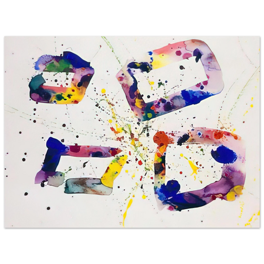 Sam Francis - Untitled  SF74-189   75x100 cm / 30x40inches Fine Art Poster