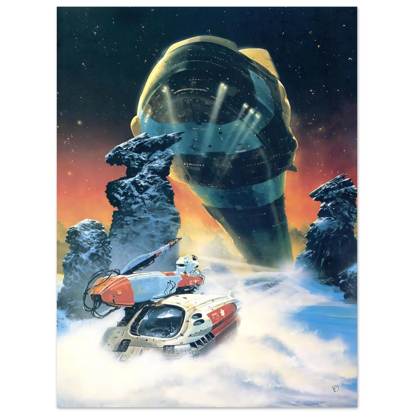 Chris Foss - Chris Foss  75x100 cm / 30x40inches Fine Art Poster
