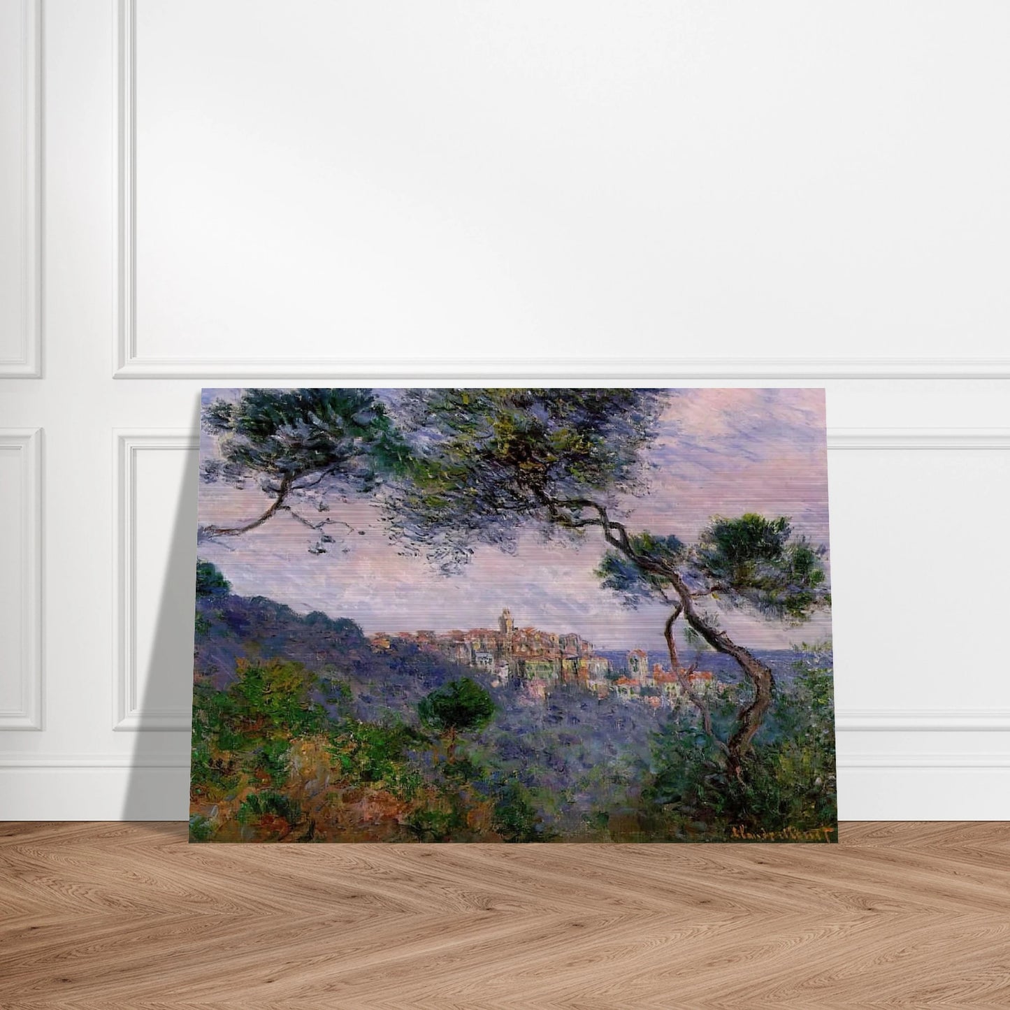 Bordighera, Italy - claude monet Brushed Aluminum Print - 70x100 cm / 28x40 inches | claude monet Aluminum Print | claude monet Prints