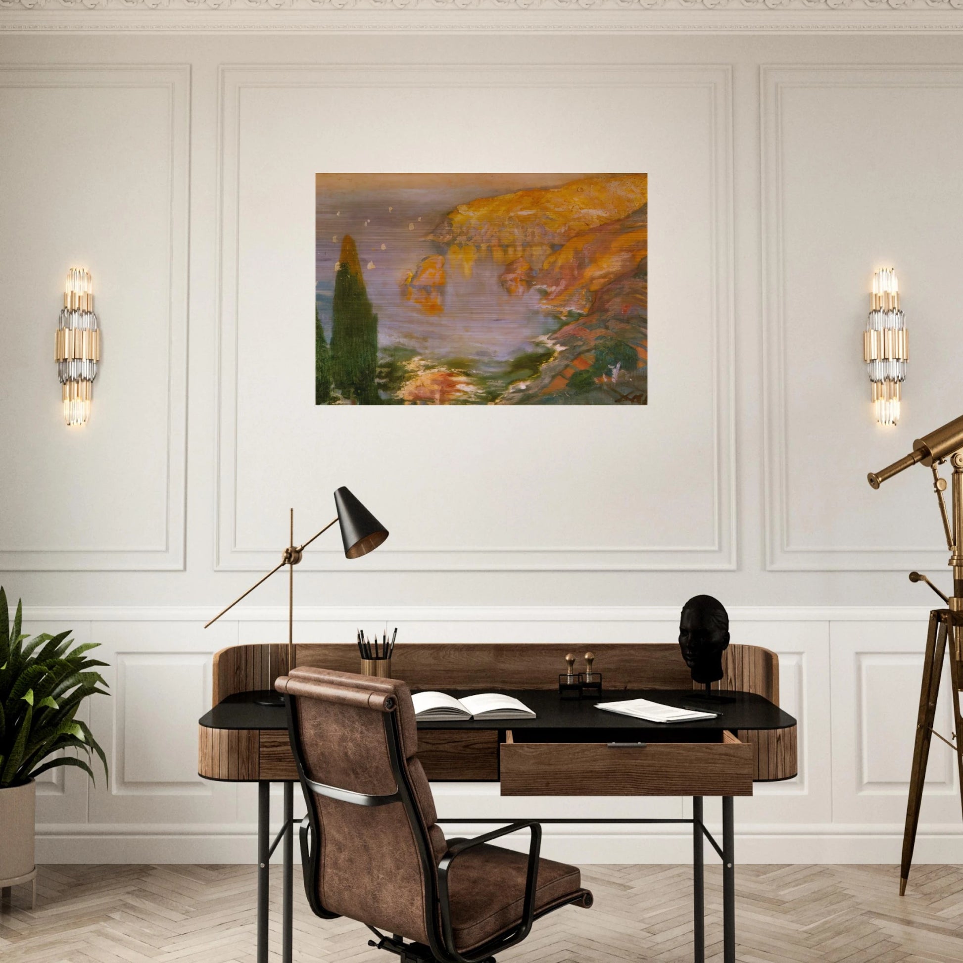 CALA NANS - Salvador Dali Brushed Aluminum Print - 70x100 cm / 28x40 inches | Salvador Dali Aluminum Print | Salvador Dali Prints