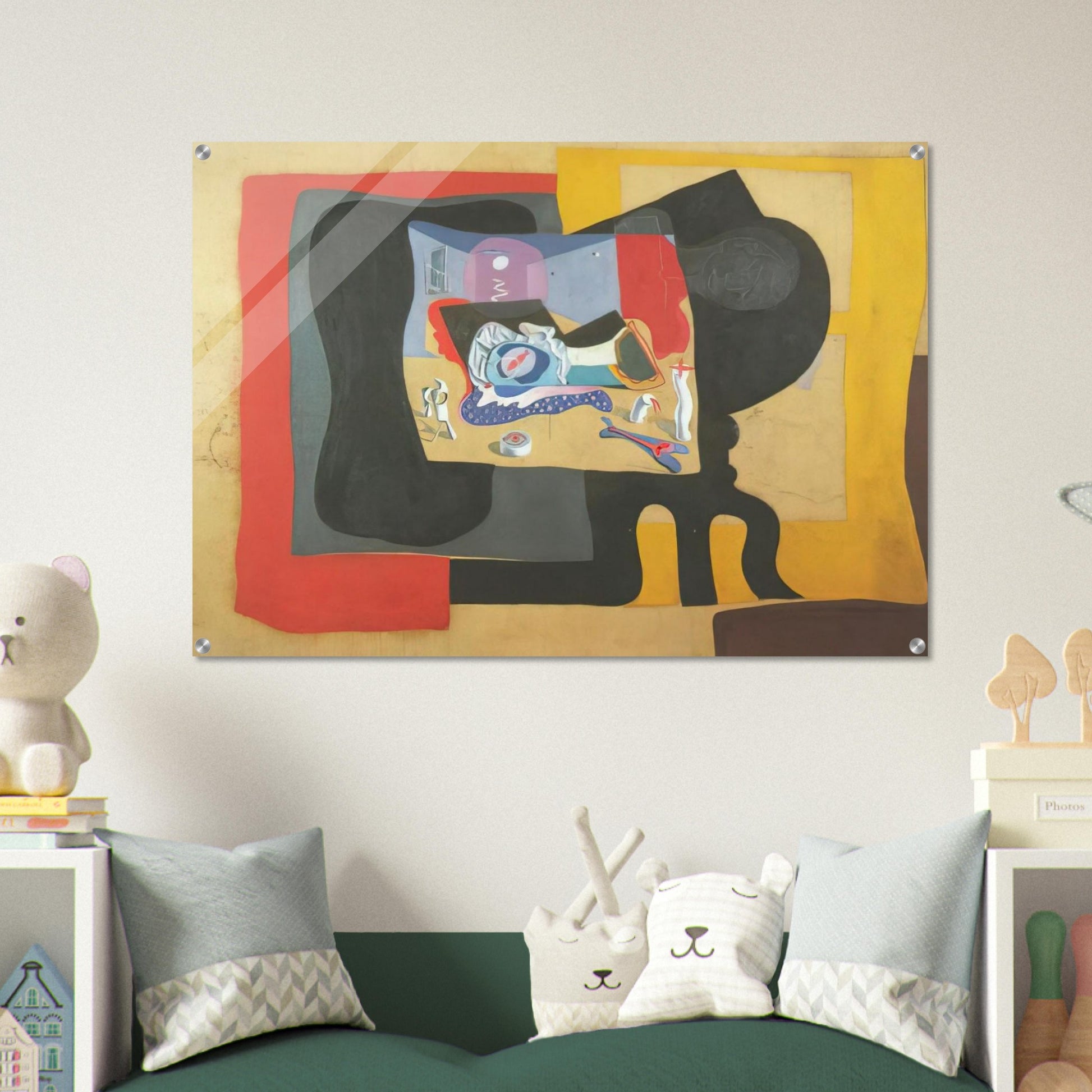 STILL LIFE WITH MOONIGHT - Salvador Dali Acrylic Print - 70x100 cm / 28x40″ inches