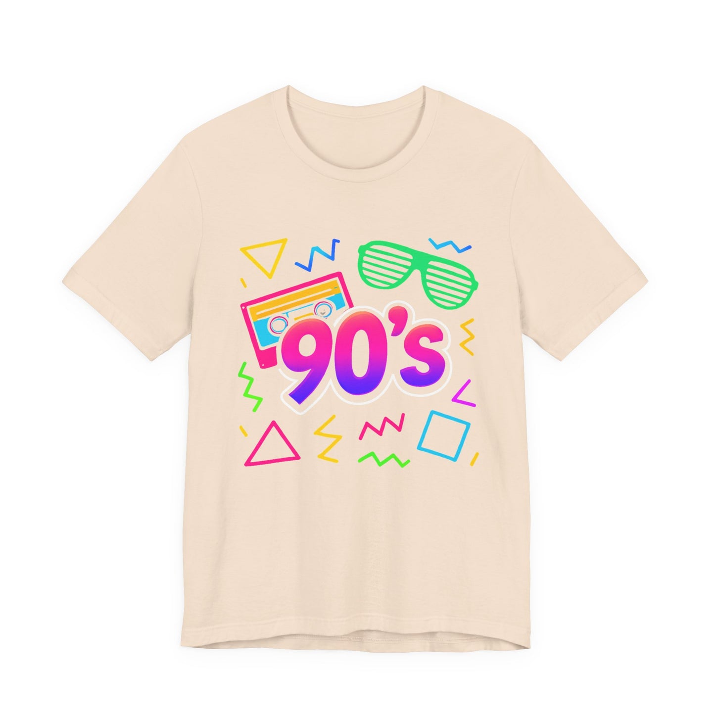 Música de la vieja escuela de los 90: ambiente arcade, clásico vintage de los 90. Camiseta retro de los 90 con la frase "Amo los años noventa".