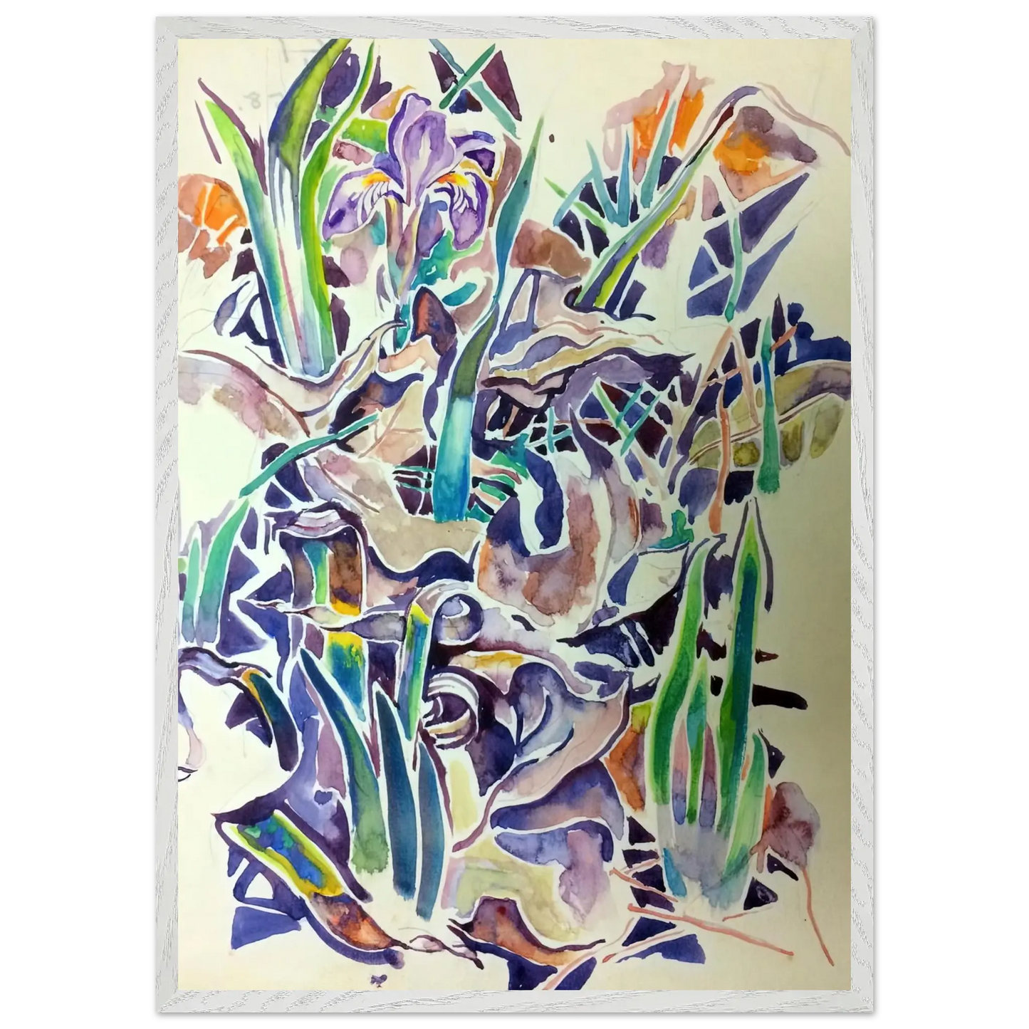 Walter Inglis Anderson - Walter Anderson Wall art - 70x100 cm / 28x40 inches - Premium Wooden Framed Poster With Fine Art Paper - Black frame