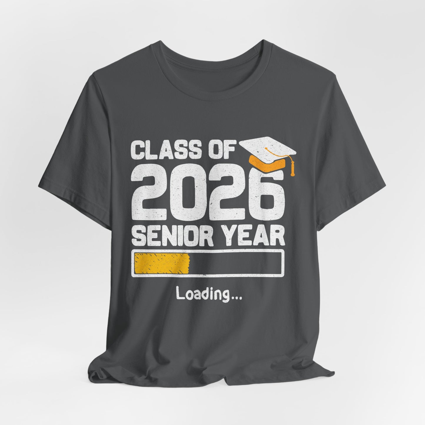 Camiseta de último año de la clase de 2026, camiseta de graduación, regalo de graduación unisex, ropa para estudiantes de último año de secundaria, camiseta con destino a la universidad