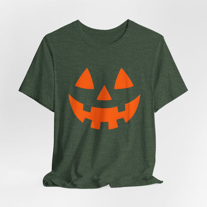 Camiseta vintage con cara de calabaza de Jack o Lantern