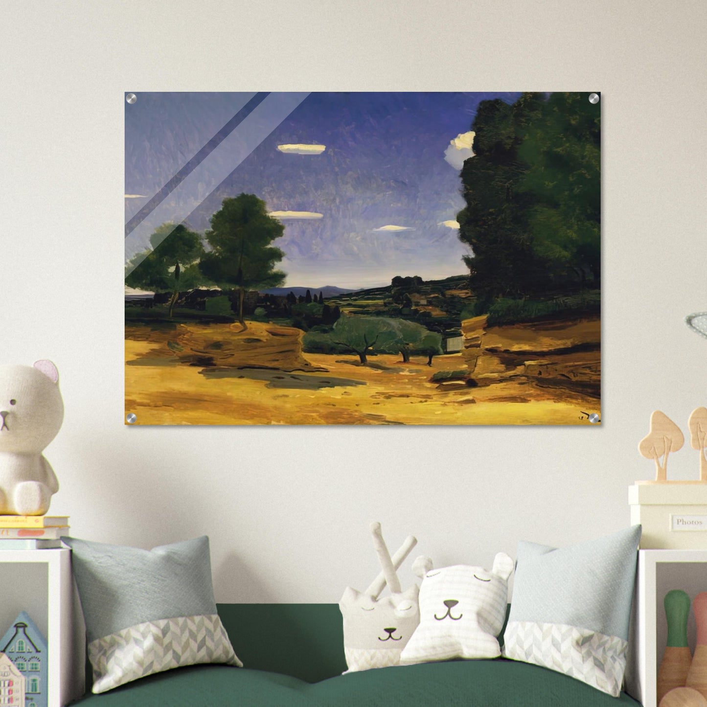 LANDSCAPE PROVENCE 1925 - Andre Derain Acrylic Print - 70x100 cm / 28x40″ inches