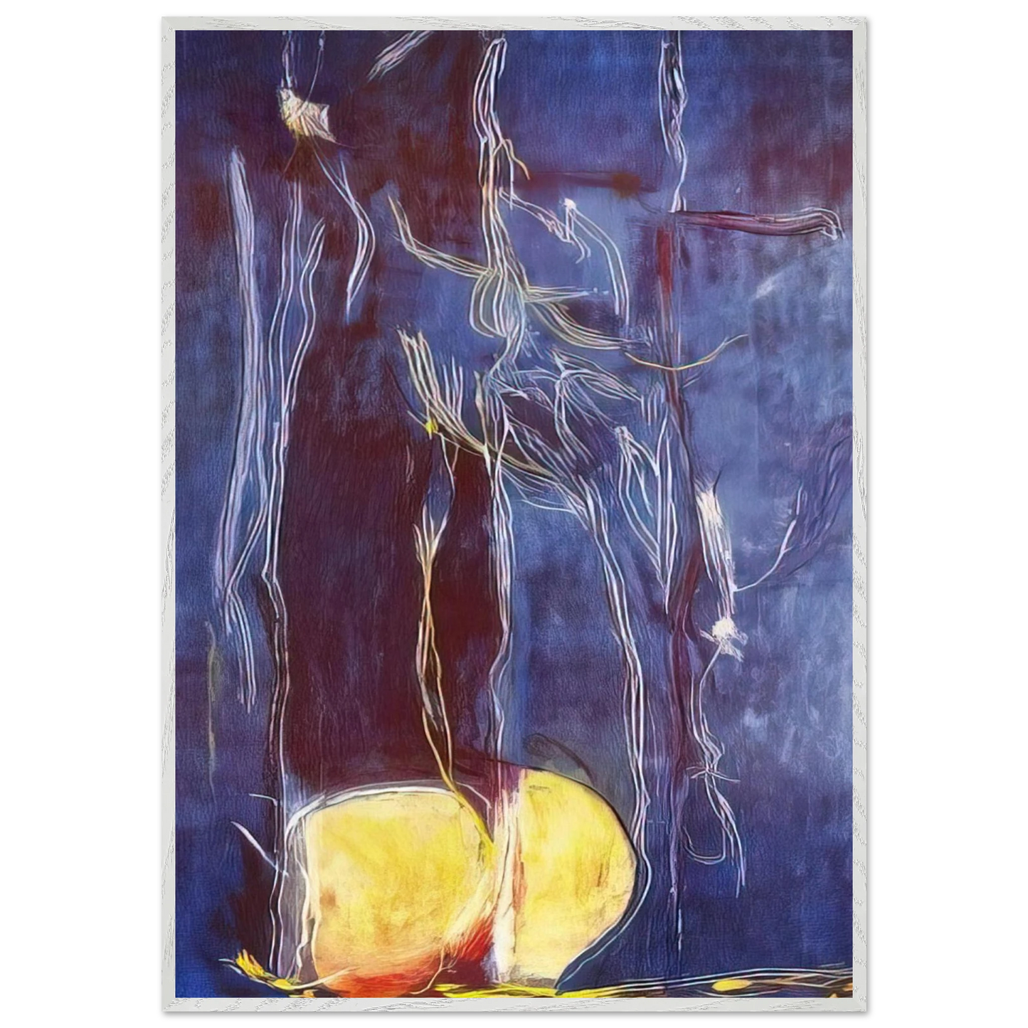 Helen Frankenthaler - All About Blue - 1994 Wall art - A1 (59.4 x 84.1  cm) - Fine Art Poster-canvas - -