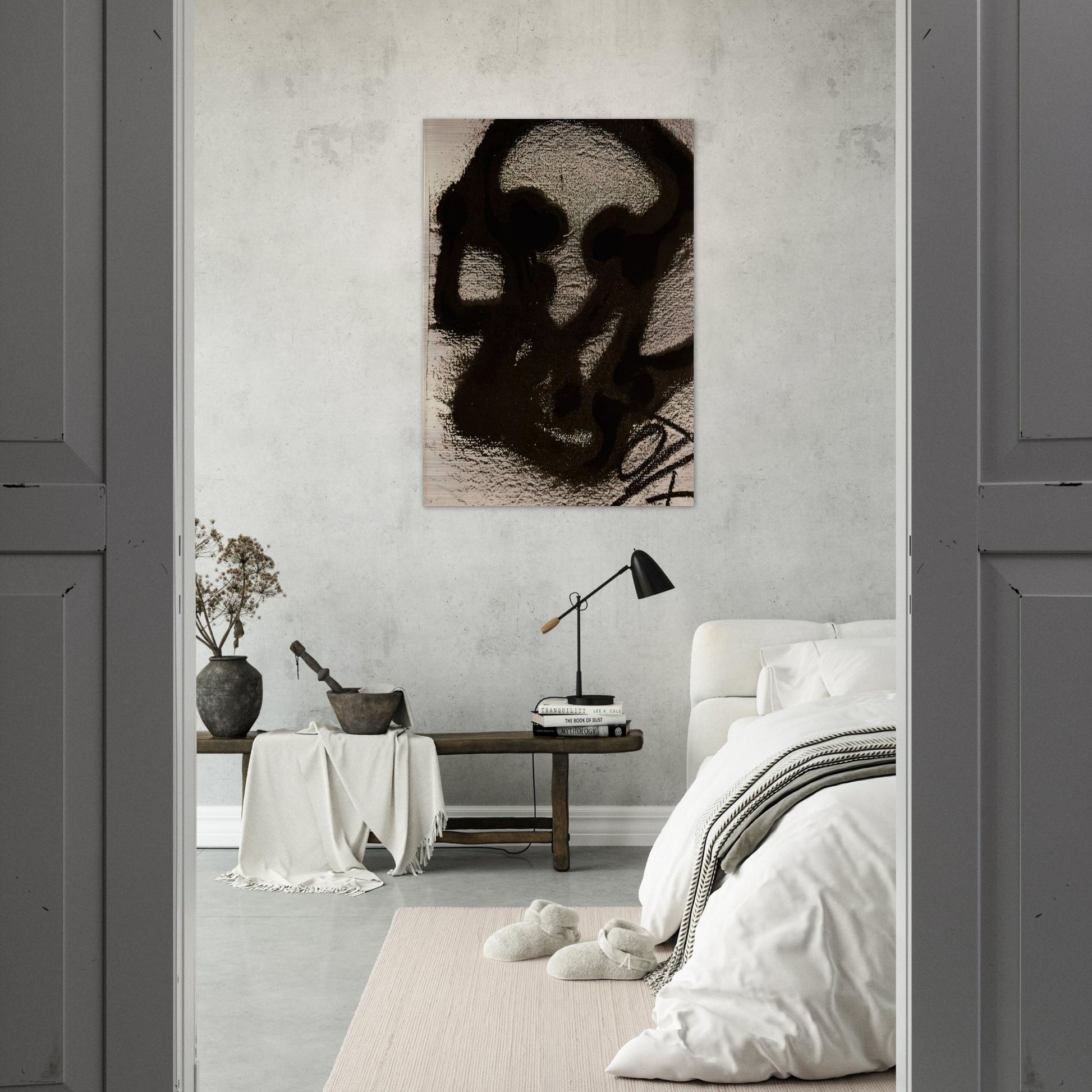 EQUATION III 1987 - Antoni Tapies Brushed Aluminum Print - 70x100 cm / 28x40 inches | Antoni Tapies Aluminum Print | Antoni Tapies Prints