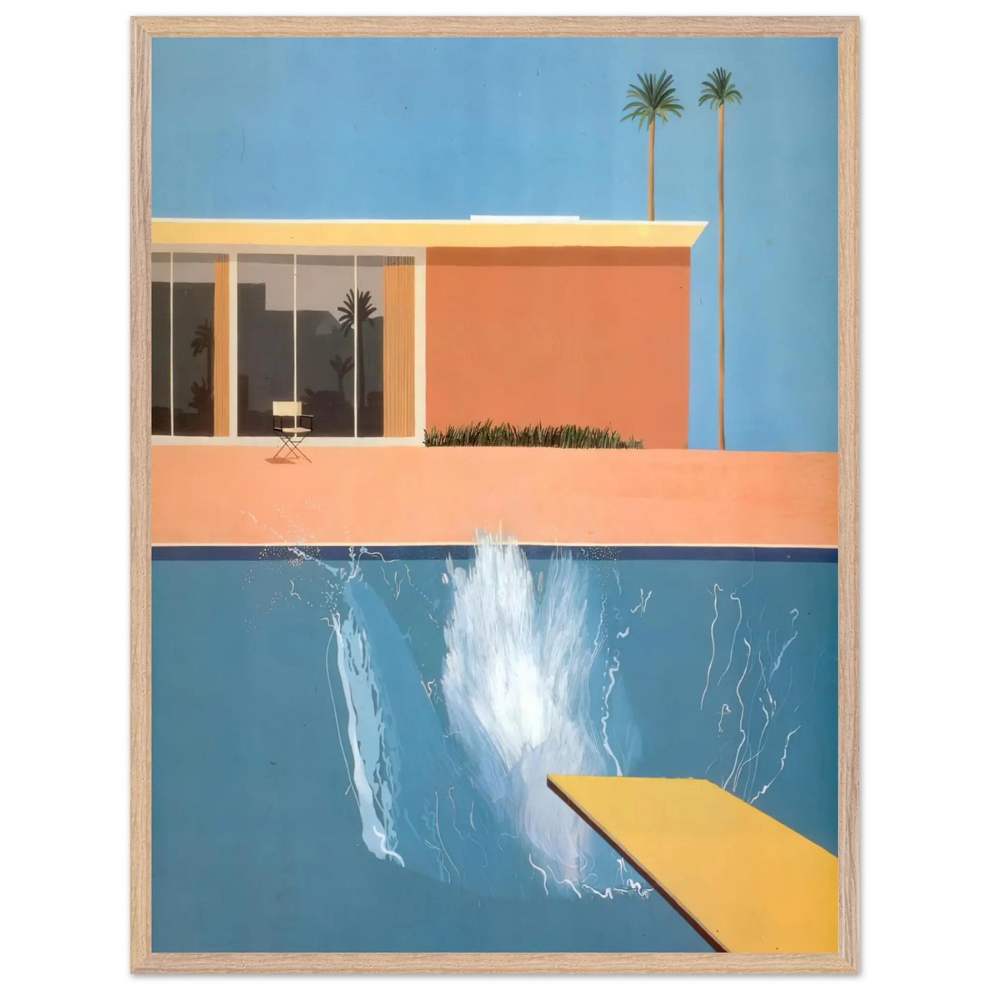 David Hockney - David Hockney Wall art - 15x20 cm / 6x8 Inches - Fine Art Poster - -