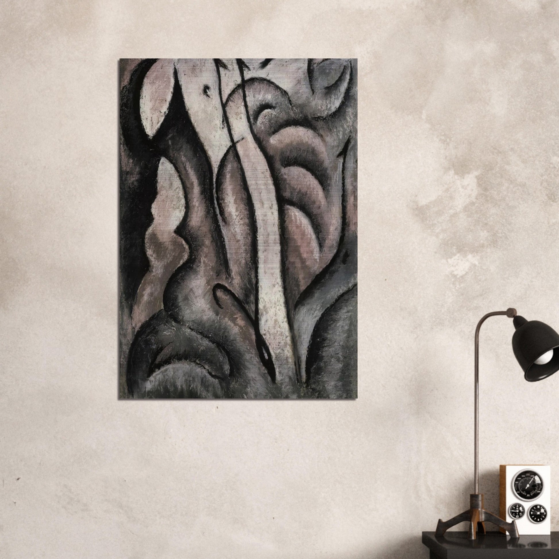 Sentimental Music - 1913 - Arthur Dove Brushed Aluminum Print - 70x100 cm / 28x40 inches | Arthur Dove Aluminum Print | Arthur Dove Prints
