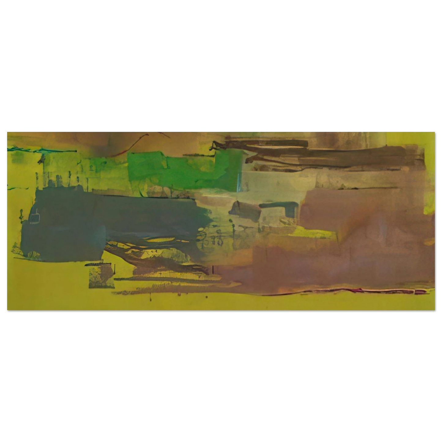 Helen Frankenthaler - August Deep - 1978 Wall art - 20x25 cm / 8x10 inches - Fine Art Poster-canvas - -