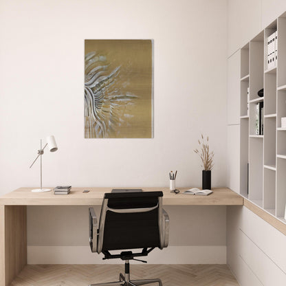 UNTITLED 1982 - Lee Bontecou Brushed Aluminum Print - 70x100 cm / 28x40 inches | Lee Bontecou Aluminum Print | Lee Bontecou Prints