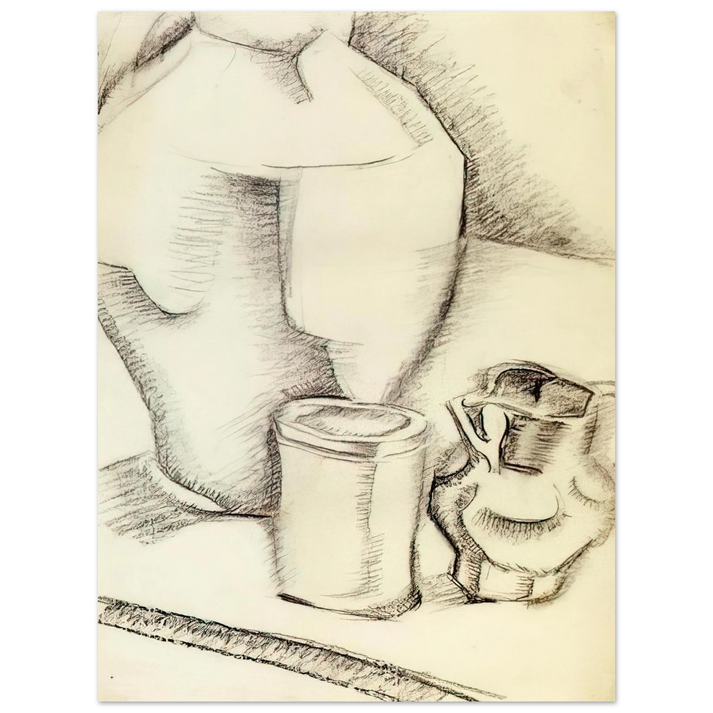 Juan Gris - STILL LIFE WITH GOBLET  75x100 cm / 30x40inches Fine Art Poster