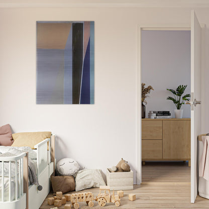 Ocean Park #28 - Richard Diebenkorn Brushed Aluminum Print - 70x100 cm / 28x40 inches | Richard Diebenkorn Aluminum Print | Richard Diebenkorn Prints