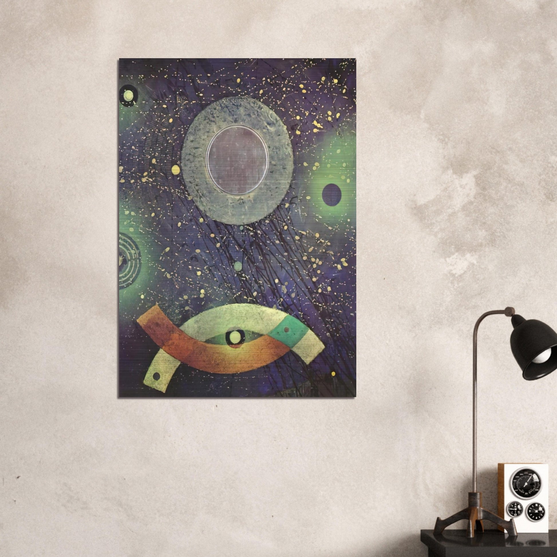 La Dernière Forêt - Max Ernst Brushed Aluminum Print - 70x100 cm / 28x40 inches | Max Ernst Aluminum Print | Max Ernst Prints