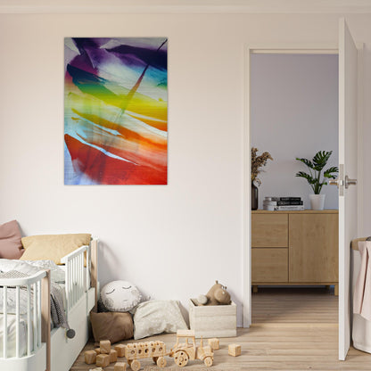 Phenomena Franklin s Kite - Paul Jenkins Brushed Aluminum Print - 70x100 cm / 28x40 inches | Paul Jenkins Aluminum Print | Paul Jenkins Prints