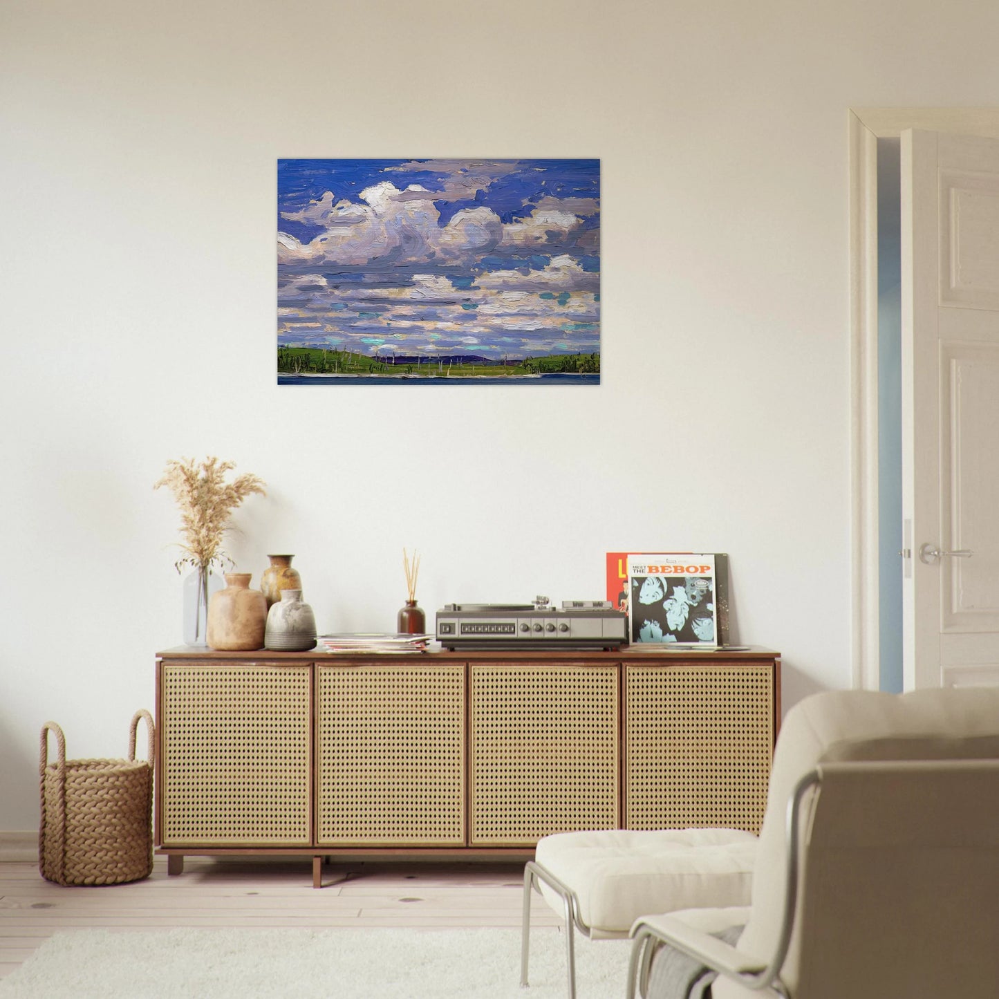 SUMMER DAY 1915 - Tom Thomson Brushed Aluminum Print - 70x100 cm / 28x40 inches | Tom Thomson Aluminum Print | Tom Thomson Prints