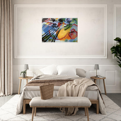 IMPROVISATION 26 ROWING 1912 - Wassily Kandinsky Acrylic Print - 70x100 cm / 28x40″ inches