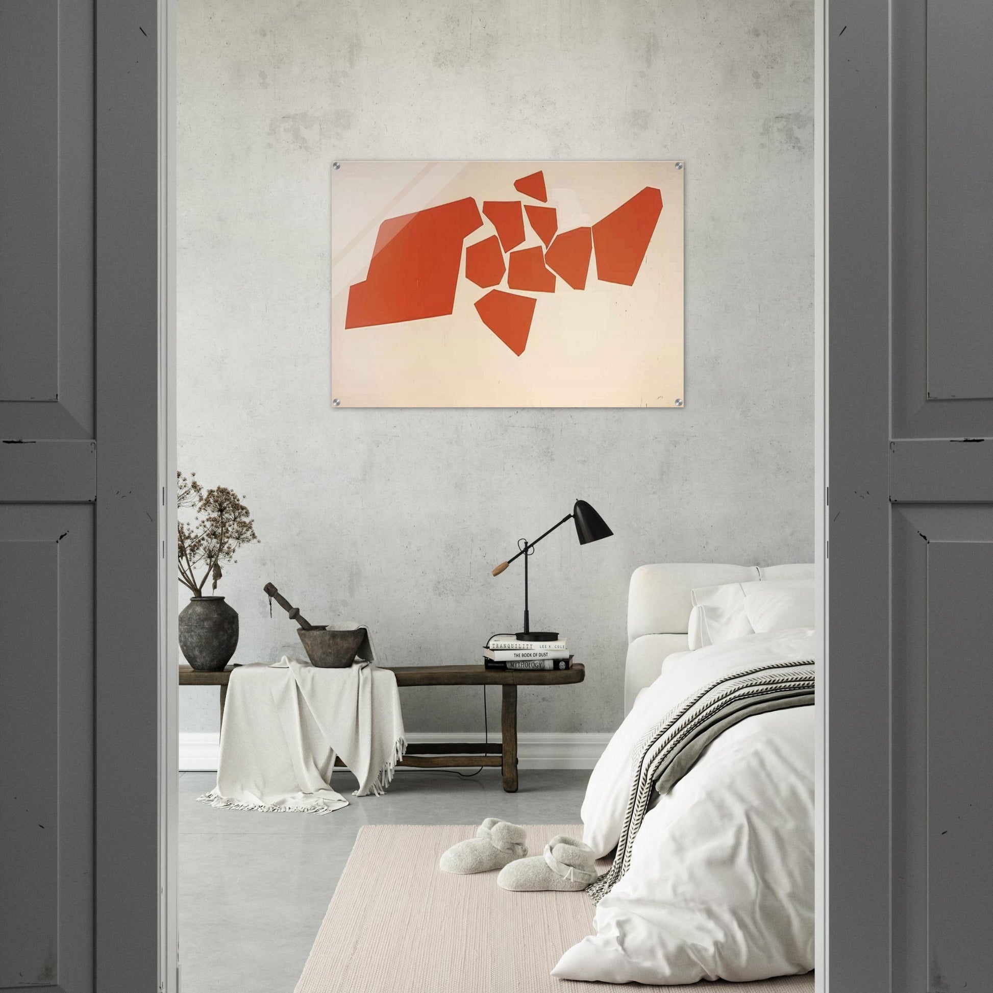 Large Fragemented Shapes - 1968 - Robert Goodnough Acrylic Print - 70x100 cm / 28x40″ inches