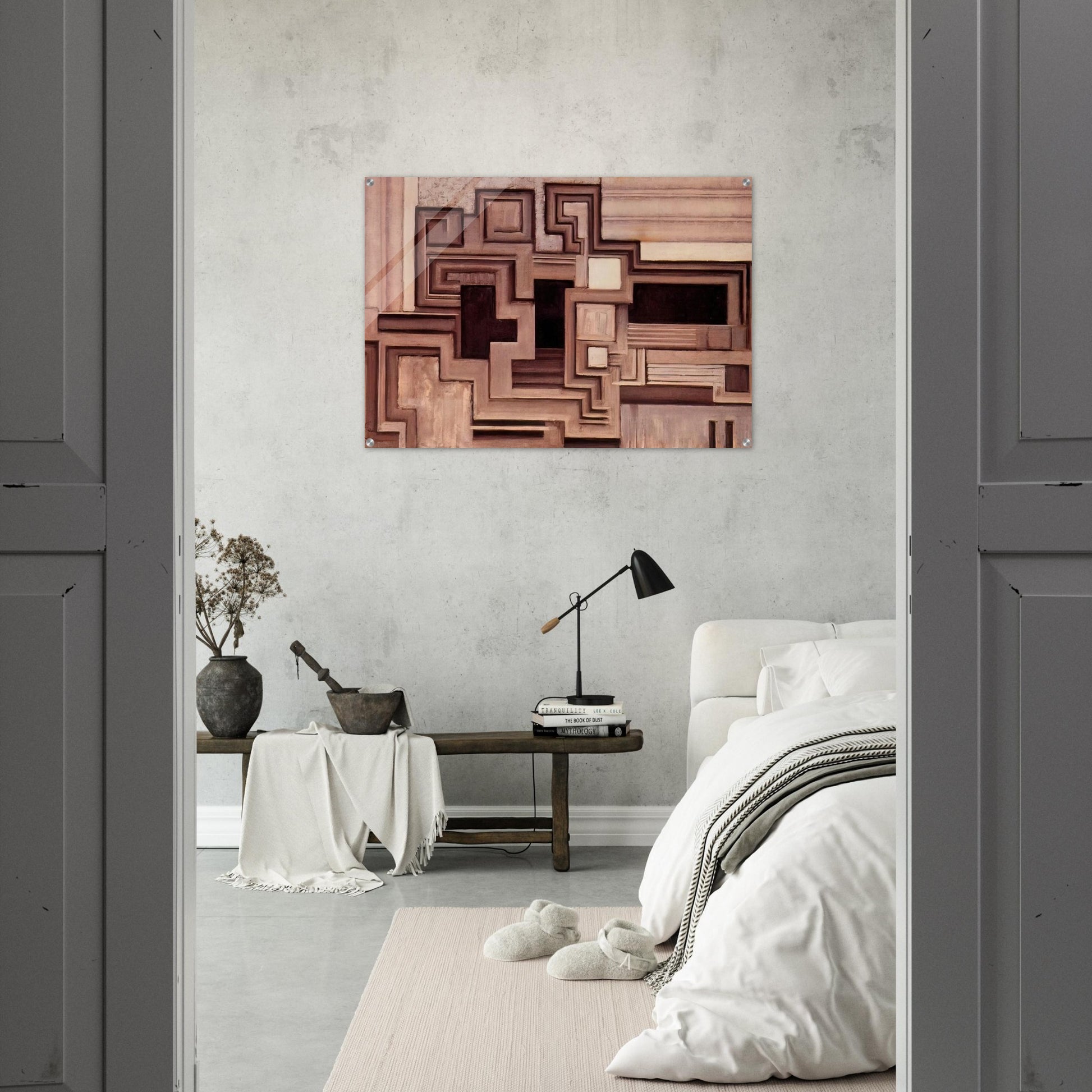 Two grays II - Frantisek Kupka Acrylic Print - 70x100 cm / 28x40″ inches | Frantisek Kupka Wall Art | Frantisek Kupka Prints