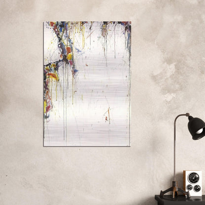 Japan Line Series No. 1  Composition  - Sam Francis Brushed Aluminum Print - 70x100 cm / 28x40 inches | Sam Francis Aluminum Print | Sam Francis Prints
