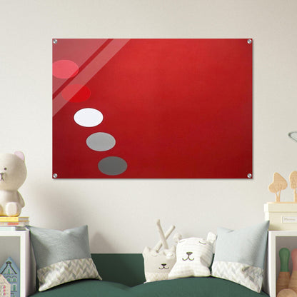 Phased Red - 1965 - Thomas Downing Acrylic Print - 70x100 cm / 28x40″ inches