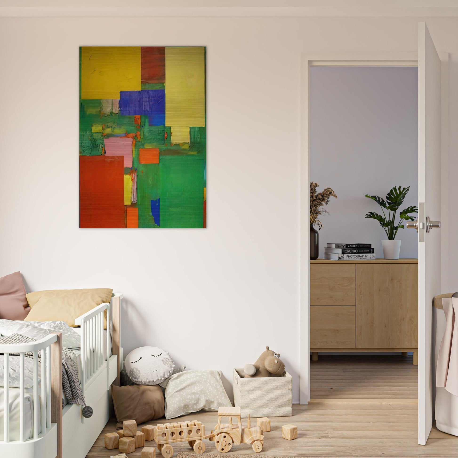 Equipoise - Hans Hofmann Brushed Aluminum Print - 70x100 cm / 28x40 inches | Hans Hofmann Aluminum Print | Hans Hofmann Prints