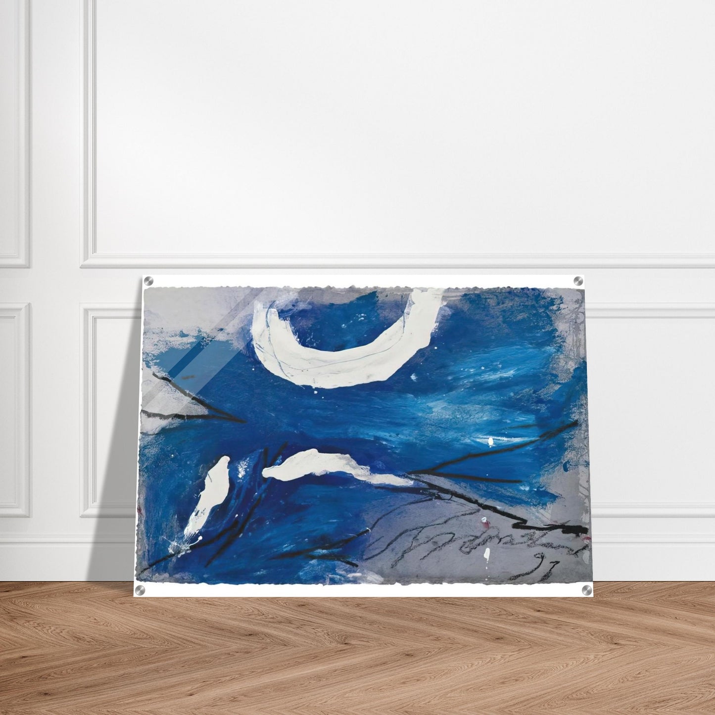 GG-10 - 1991 - Emil Schumacher Acrylic Print - 70x100 cm / 28x40″ inches