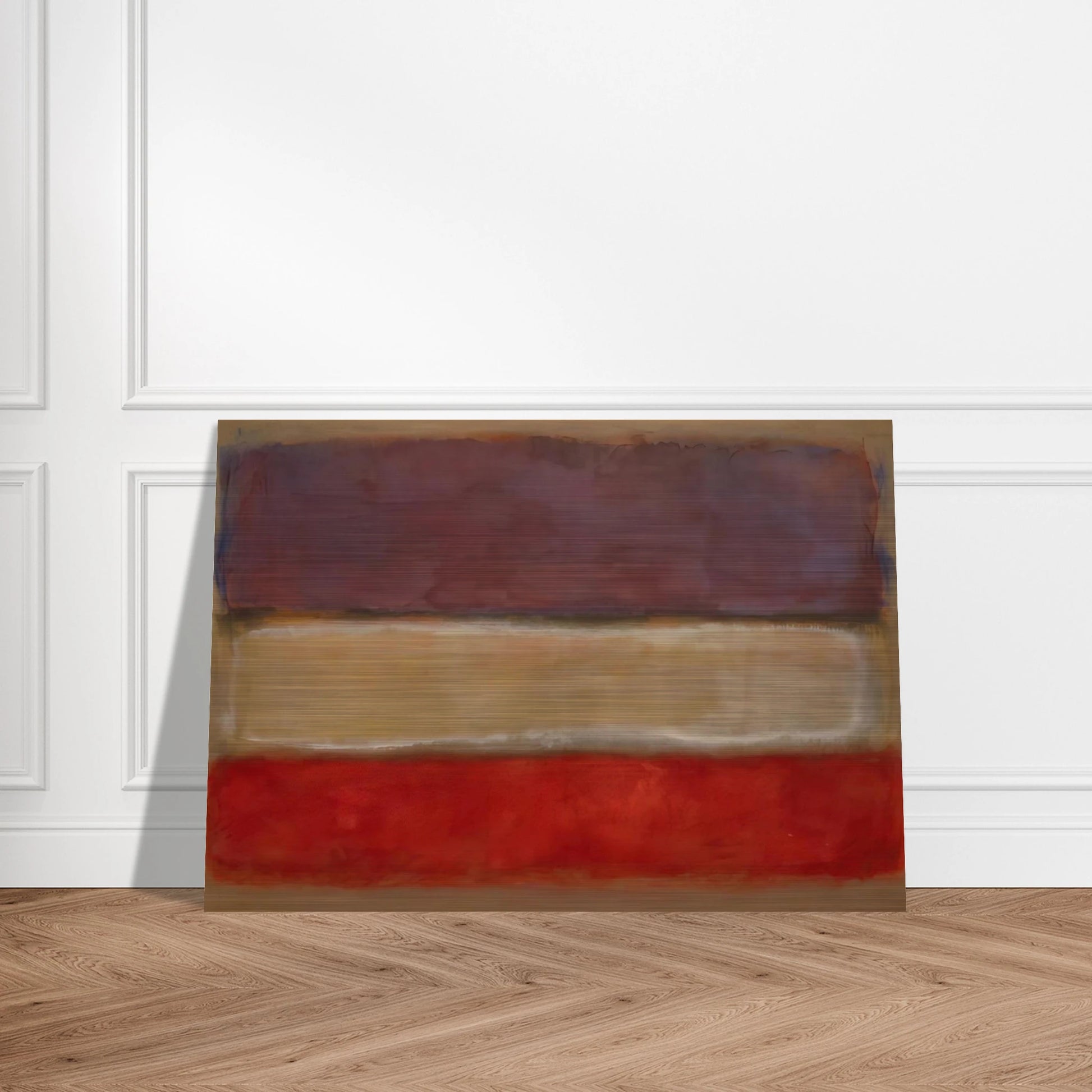 Untitled Purple, White, and Red - 1953 - Mark Rothko Brushed Aluminum Print - 70x100 cm / 28x40 inches | Mark Rothko Aluminum Print | Mark Rothko Prints