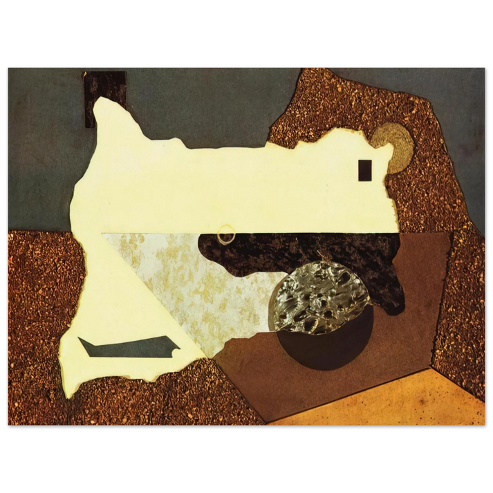 Enrico Prampolini - INTERVISTA CON LA MATERIA 1930  75x100 cm / 30x40inches Fine Art Poster