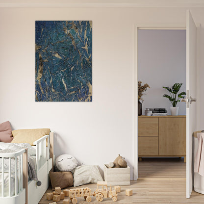 ³M.C.2² Mariale - 1962 - Simon Hantai Brushed Aluminum Print - 70x100 cm / 28x40 inches | Simon Hantai Aluminum Print | Simon Hantai Prints