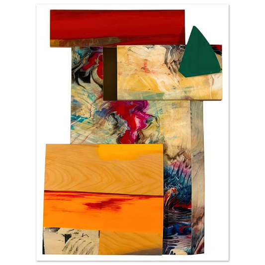 Sam Gilliam - Rubiyat  75x100 cm / 30x40inches Fine Art Poster