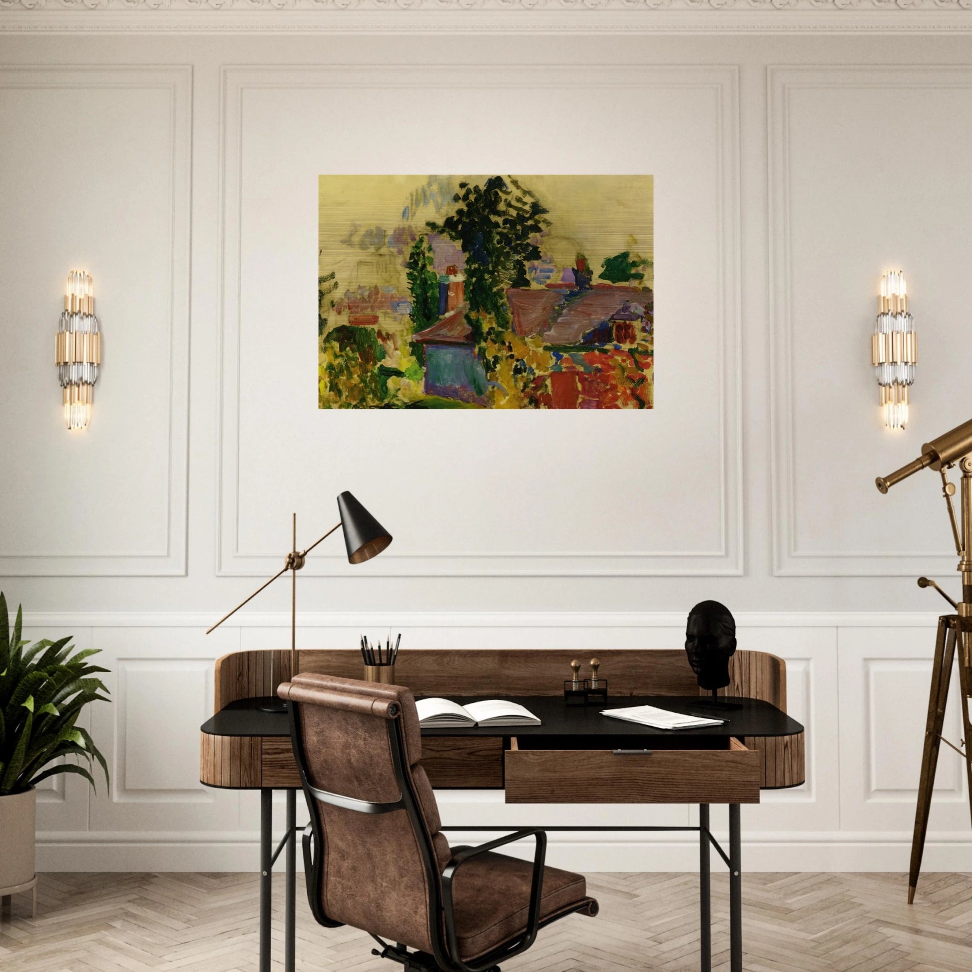LANDSCAPE 1904 - Henri Matisse Brushed Aluminum Print - 70x100 cm / 28x40 inches | Henri Matisse Aluminum Print | Henri Matisse Prints