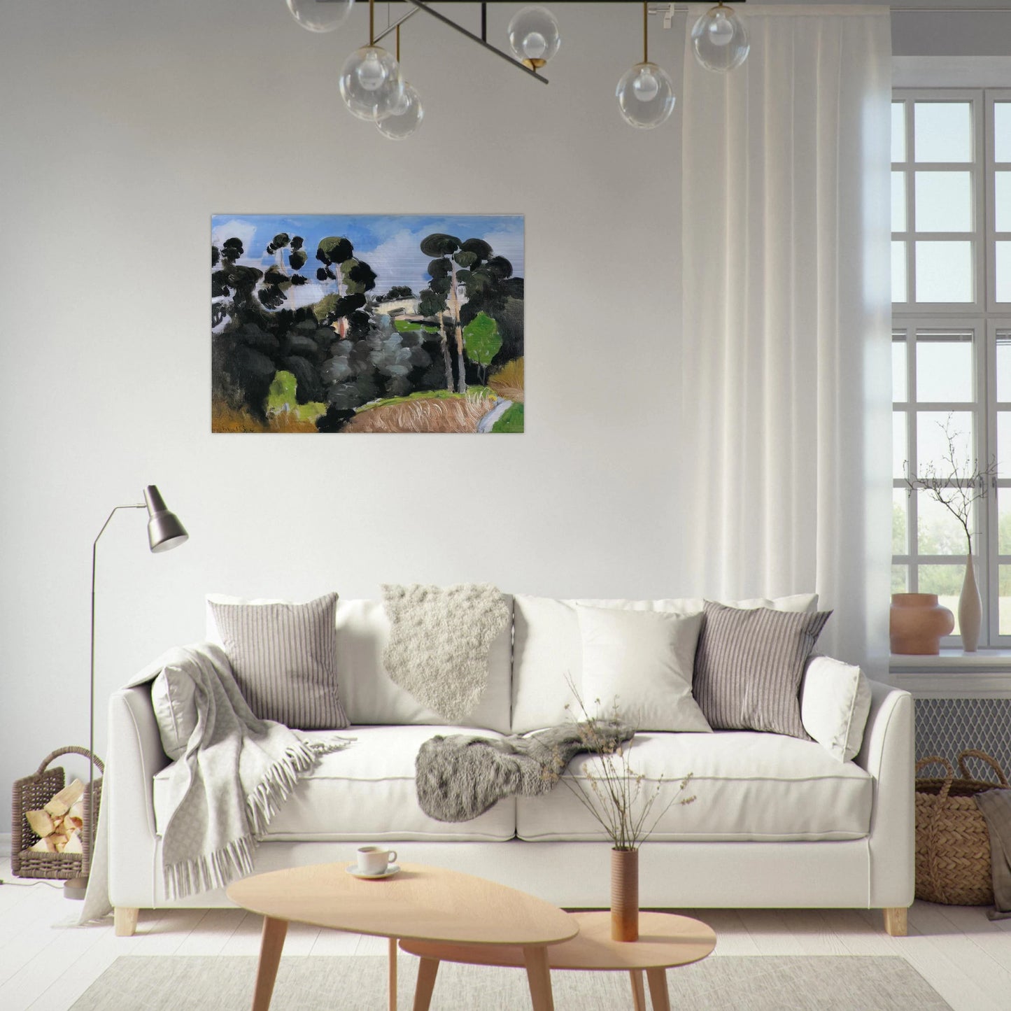 LANDSCAPE 1 - Henri Matisse Brushed Aluminum Print - 70x100 cm / 28x40 inches | Henri Matisse Aluminum Print | Henri Matisse Prints