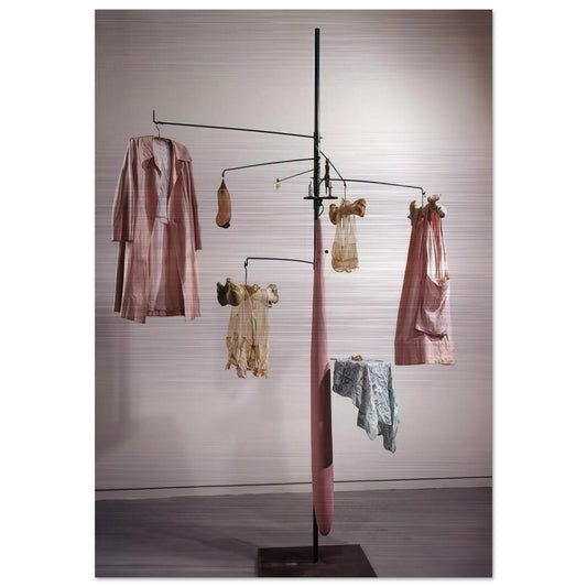 PINK DAYS AND BLUE DAYS 1997 - Louise Bourgeois Brushed Aluminum Print - 70x100 cm / 28x40 inches | Louise Bourgeois Aluminum Print | Louise Bourgeois Prints