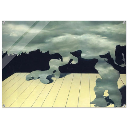 THE MUSCLES OF THE SKY 1927 - Rene Magritte Acrylic Print - 70x100 cm / 28x40″ inches | Rene Magritte Wall Art | Rene Magritte Prints