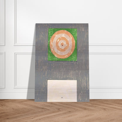 TARGETS ULAE 41 - Jasper Johns Brushed Aluminum Print - 70x100 cm / 28x40 inches | Jasper Johns Aluminum Print | Jasper Johns Prints