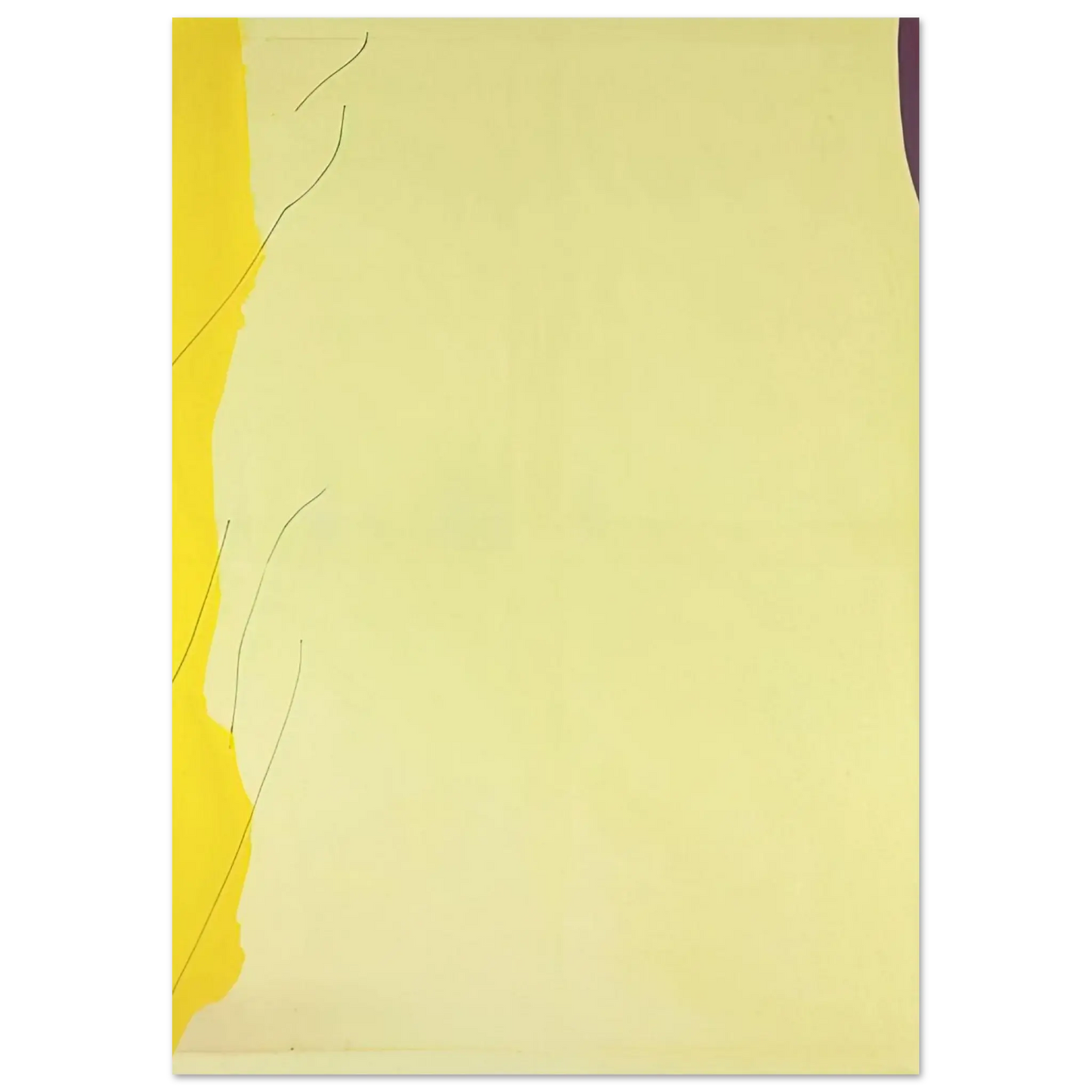 Helen Frankenthaler - Distillation - 1973 Wall art - 50x70 cm / 20x28 Inches - Fine Art Poster - -