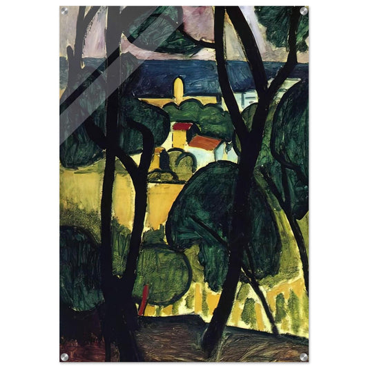 VIEW OF COLLIOURE - Henri Matisse Acrylic Print - 70x100 cm / 28x40″ inches