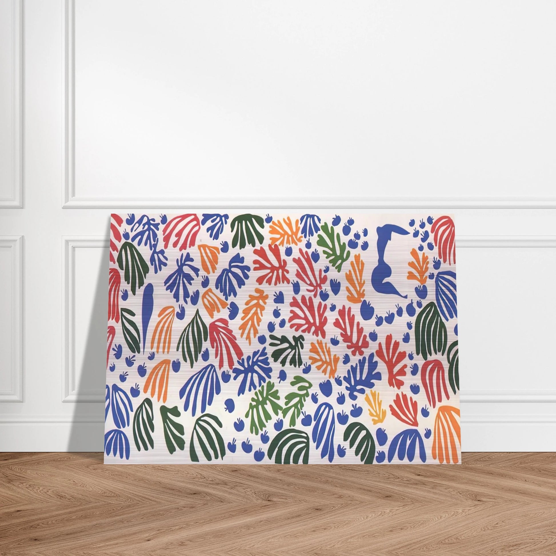 LA PERRUCHE ET LA SIRENE 1952 - Henri Matisse Brushed Aluminum Print - 70x100 cm / 28x40 inches | Henri Matisse Aluminum Print | Henri Matisse Prints
