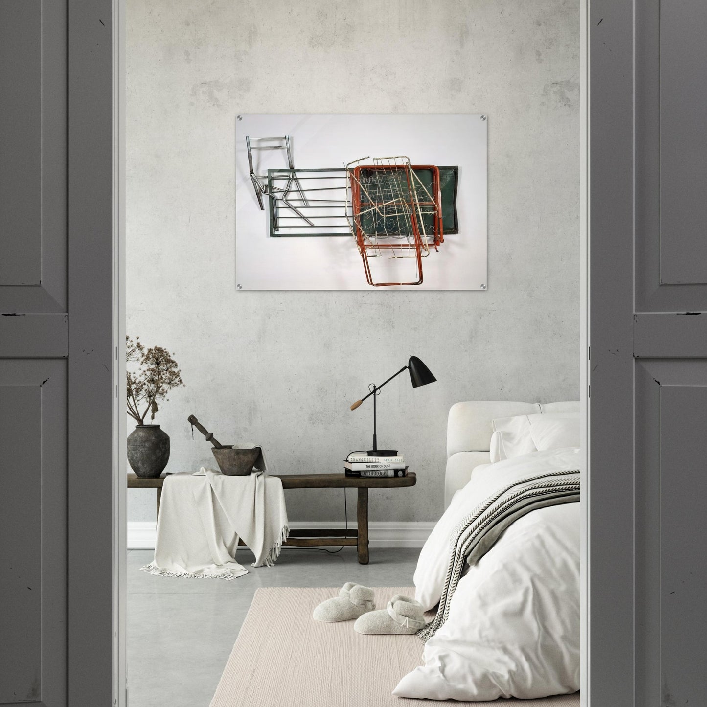 GREENHOUSE GLUT NEAPOLITAN 1987 - Robert Rauschenberg Acrylic Print - 70x100 cm / 28x40″ inches
