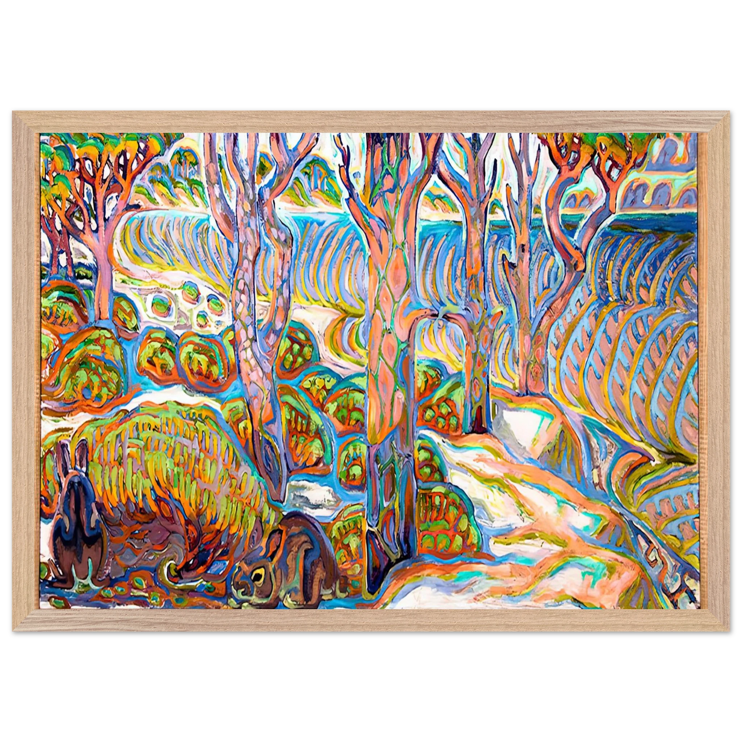 Walter Inglis Anderson - Walter Anderson Wall art - A2 (42 x 59.4  cm) - Premium Wooden Framed Poster With Fine Art Paper-canvas - Wood frame